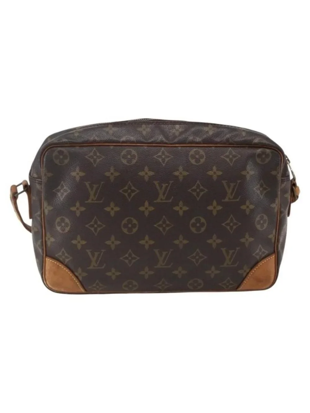 Authentic LOUIS VUITTON Monogram Trocadero 30 Shoulder Bag M51272 LV - Picture 9 of 16